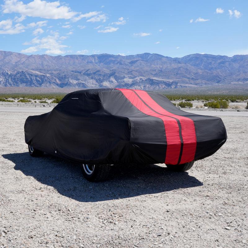 iCarCover Chevrolet SSR 2003-2006 Black Red Pro Series Car Cover