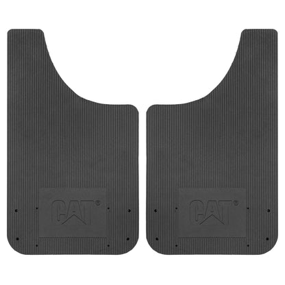 CAT 2-Pack Ultra Tough Rubber Mud Flaps Splash Guards with Reflectors