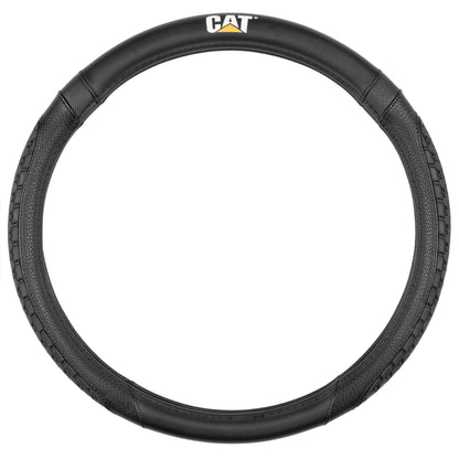 CAT DuraGrip Steering Wheel Cover with Traction Grips for RVs, Semi-Trucks, Trucks, and Big Rigs XXL (Fits 17.5" - 18")