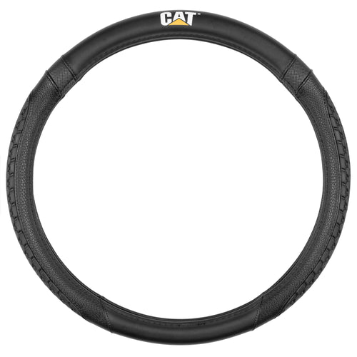 CAT DuraGrip Steering Wheel Cover with Traction Grips for RVs, Semi-Trucks, Trucks, and Big Rigs XXL (Fits 17.5" - 18")