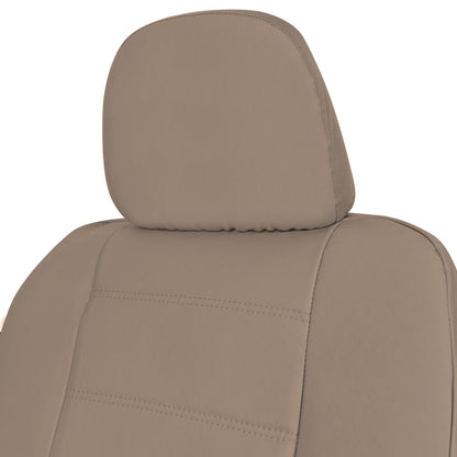 BDK 9-Piece Premium Faux Leather Front Seat Covers and Rear Seat Covers