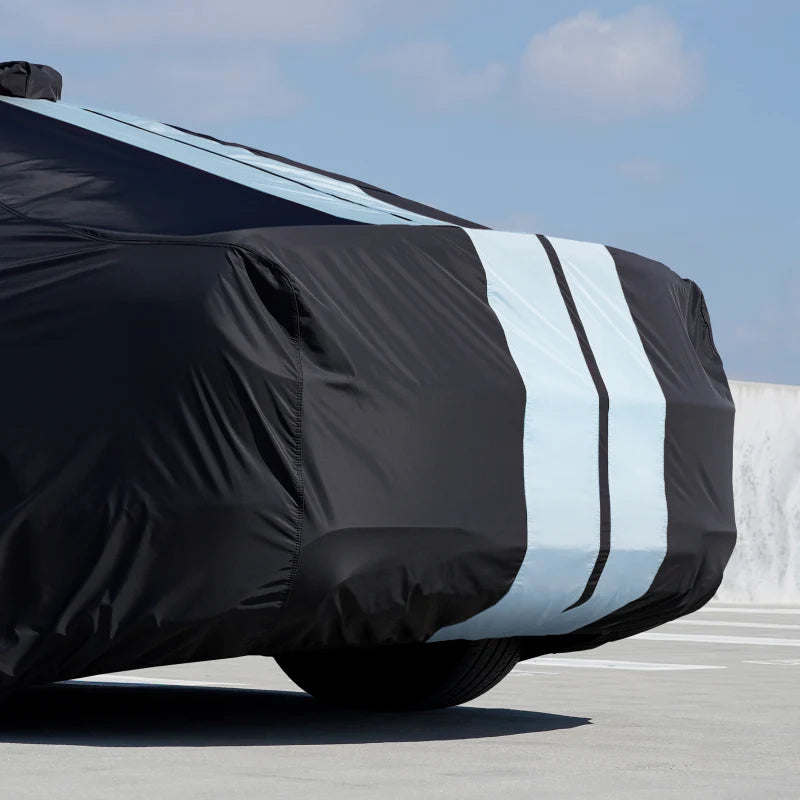 iCarCover Lincoln Continental Mark Black Gray Pro Series Car Cover
