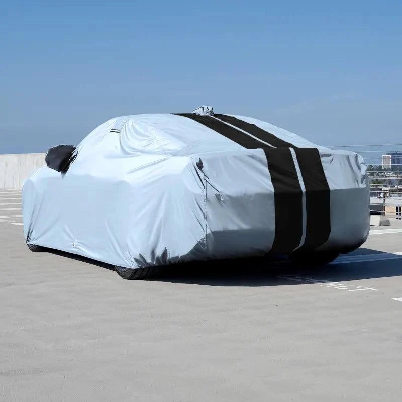 iCarCover Ford Mustang Shelby Gray Black Pro Series Car Cover