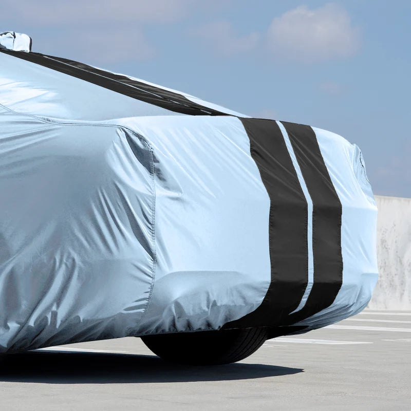 iCarCover Lincoln Continental Mark Gray Black Pro Series Car Cover