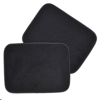 MotorTrend 4-Piece FatRug Premium Carpet Front Floor Mats and Rear Floor Mats with Heel Padding