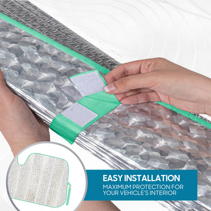 BDK Crystal Mermaid Windshield Sunshade (58" x 27")