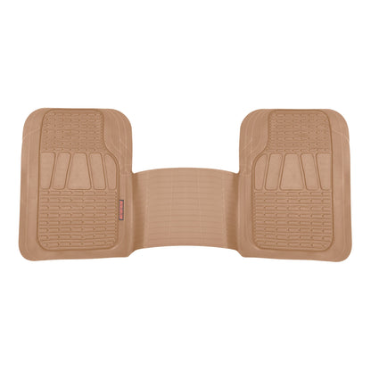 MotorTrend WingRunner Rear Floor Mat - Trim to Fit - Beige