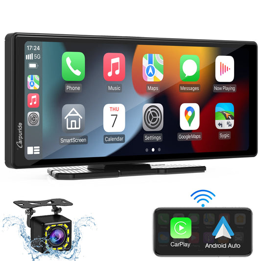 CARPURIDE C92 Portable Smart Multimedia Dashboard Console With Backup Camera