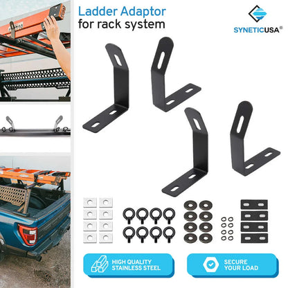 SYNETICUSA Load Stop T-Slot Crossbar Accessory with Secure Built-In Tie Down Handles