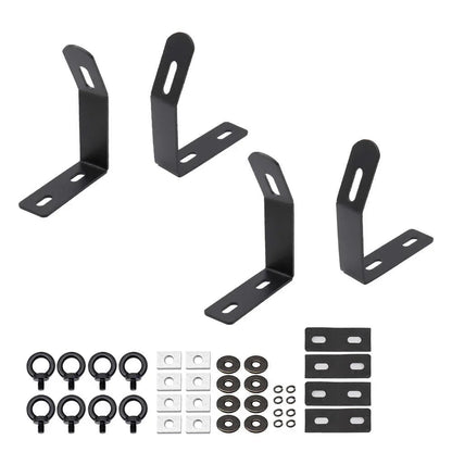 SYNETICUSA Load Stop T-Slot Crossbar Accessory with Secure Built-In Tie Down Handles