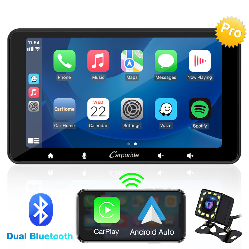 CARPURIDE W708 Pro 7in Smart Multimedia Dashboard Display
