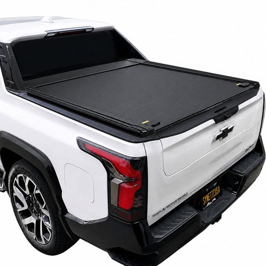 SYNETICUSA Silverado/Sierra EV Model MR Retractable PRO Tonneau Cover
