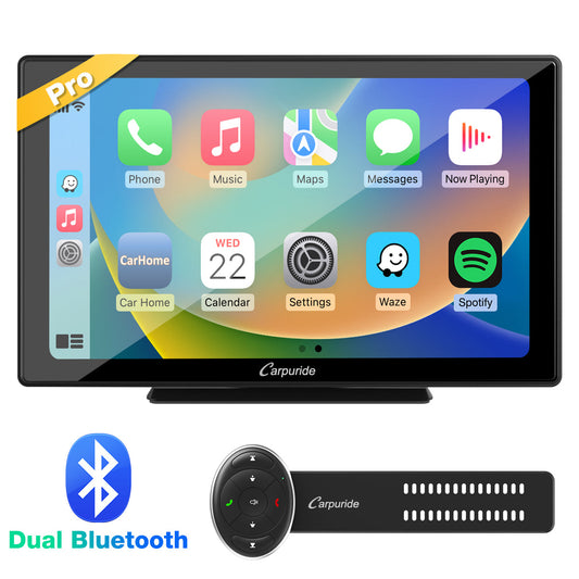 CARPURIDE W901 Pro 9in Smart Car Display with Steering Control