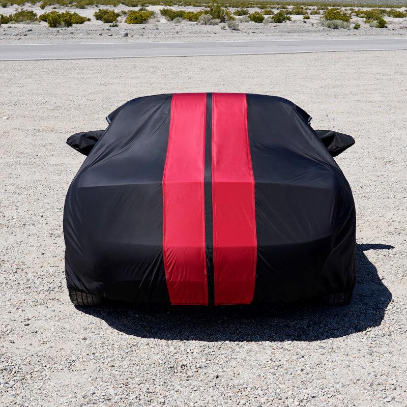 iCarCover Dodge Neon Black Red Pro Series Car Cover