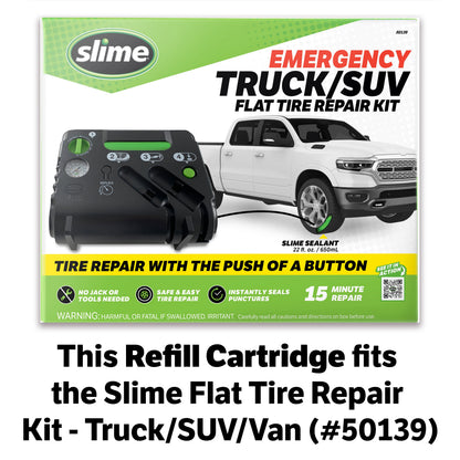 Slime Sealant Refill Cartridge for the Flat Tire Repair Kit - Truck/SUV/Van
