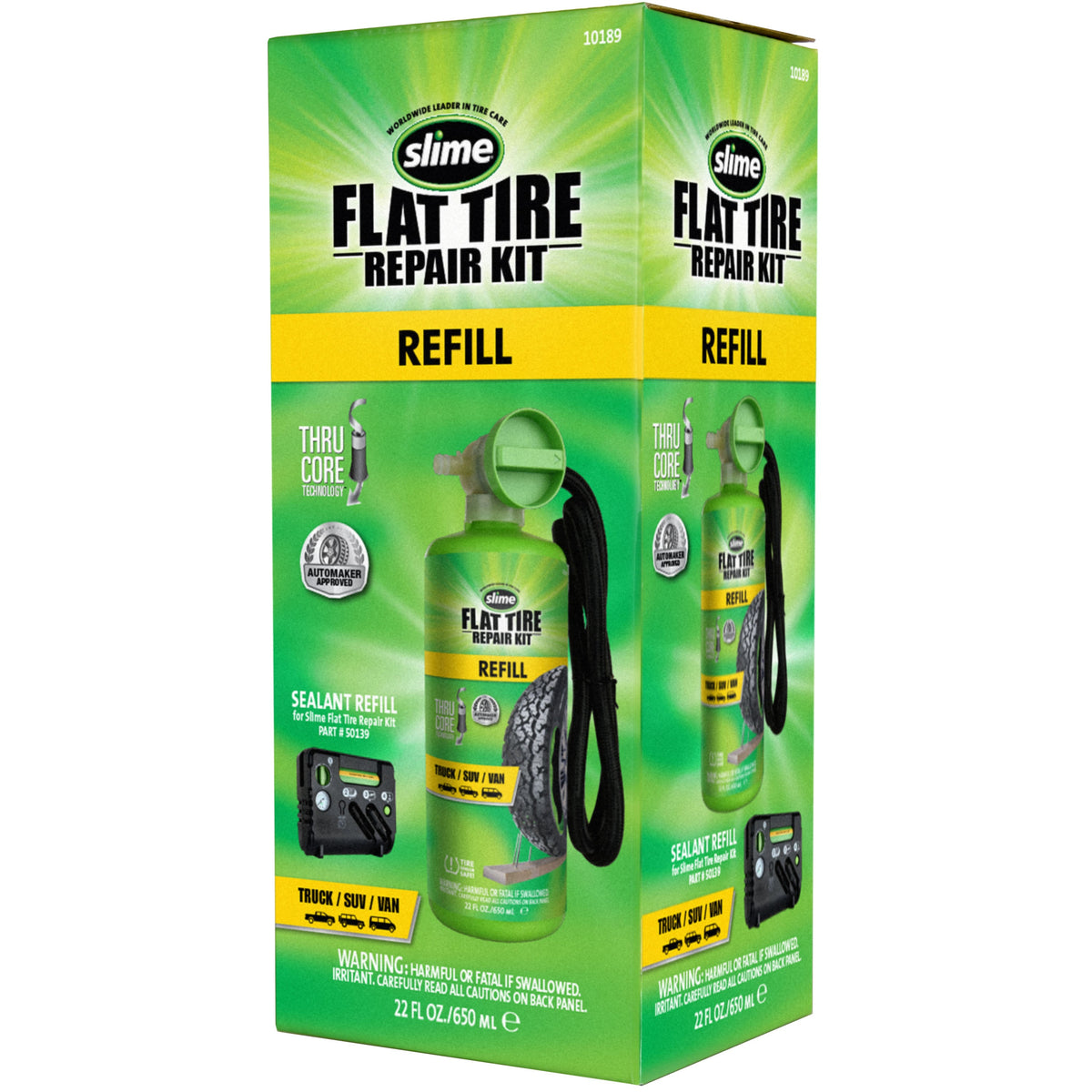 Slime Sealant Refill Cartridge for the Flat Tire Repair Kit - Truck/SUV/Van