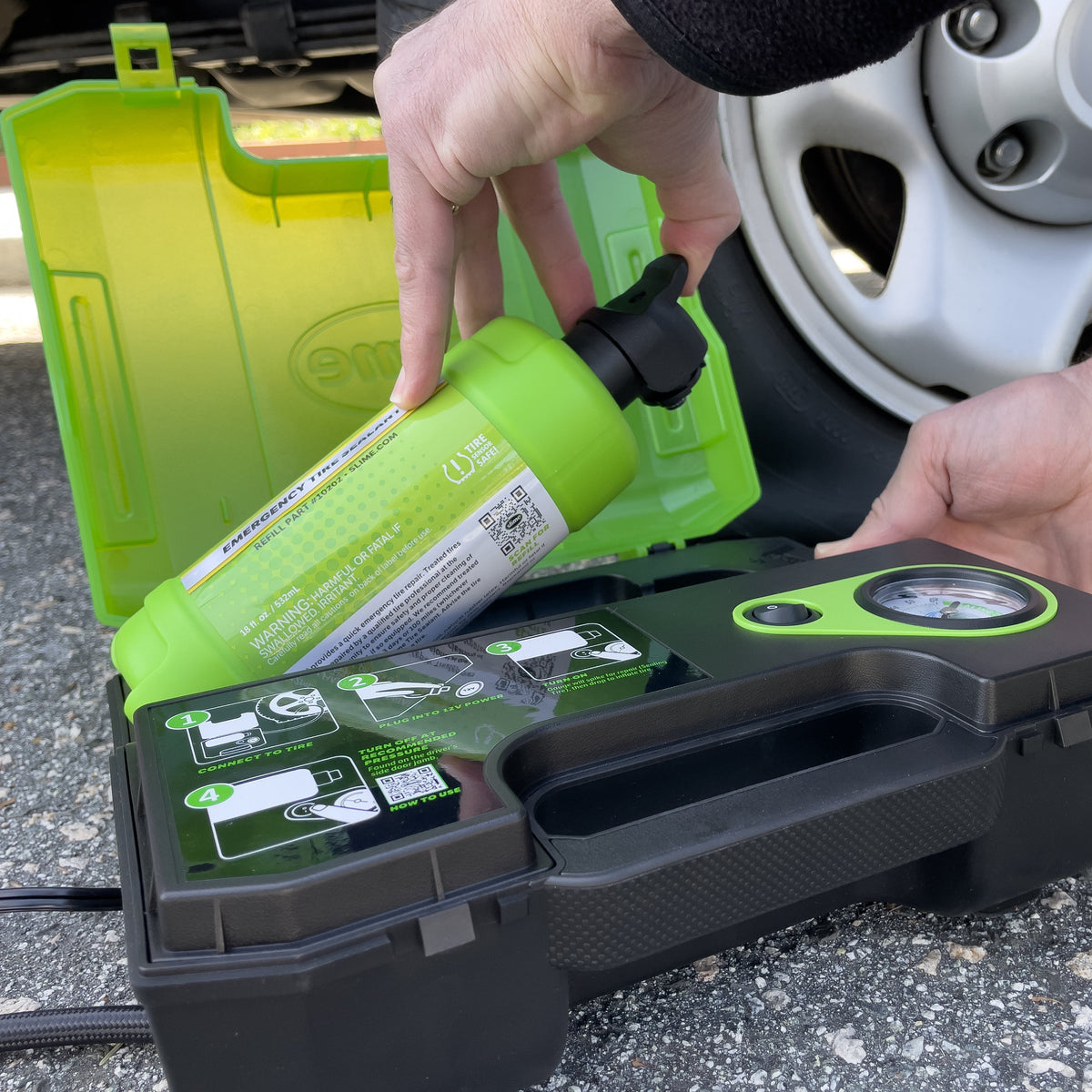 Slime Sealant Refill Bottle for the Smart Spair Ultra Truck/SUV Flat Tire Repair Kit