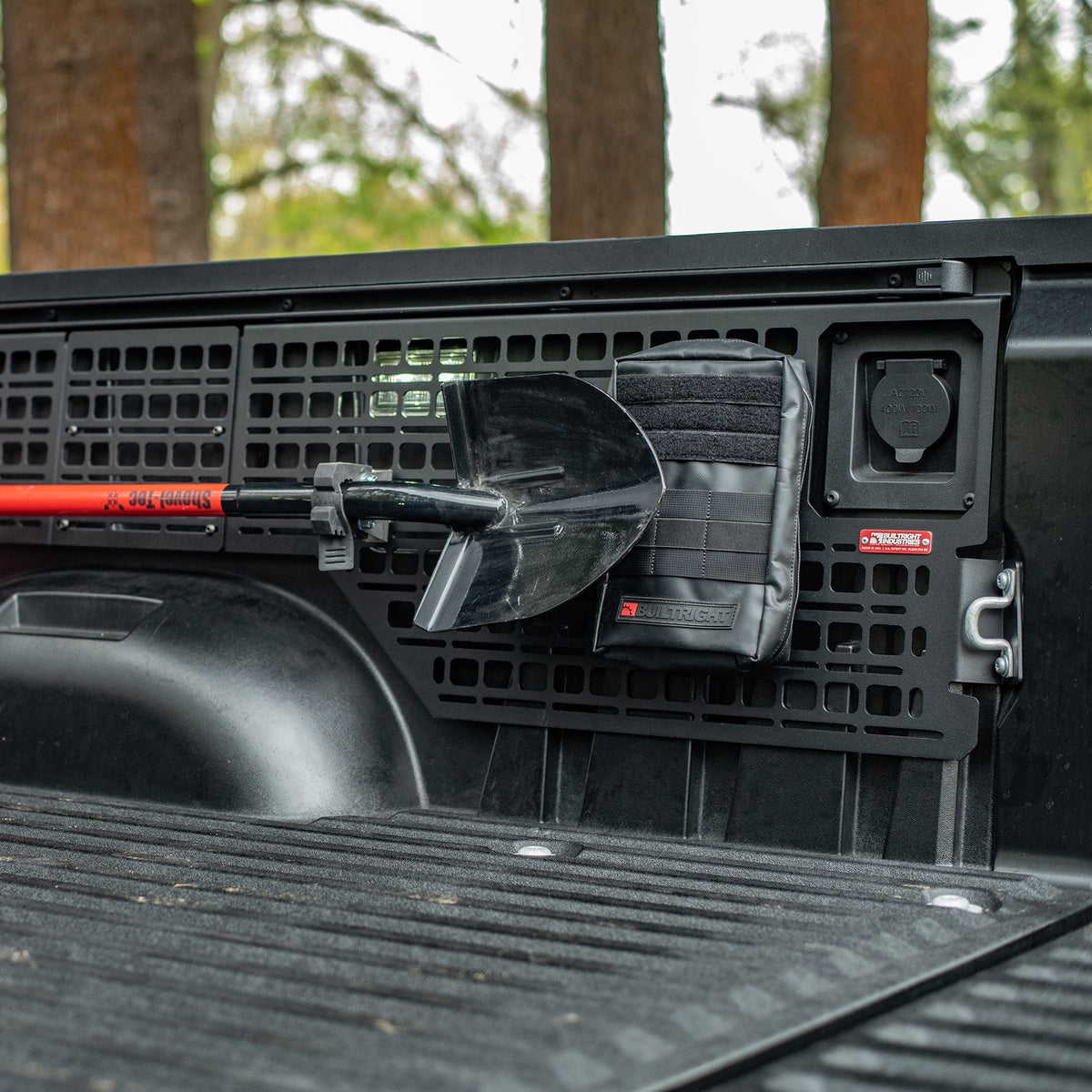 BuiltRight Industries Bedside Rack MOLLE Panel System | Toyota Tundra (2022+)