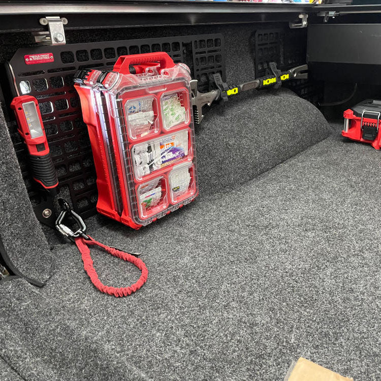 BuiltRight Industries Bedside Rack MOLLE Panel System | RAM 1500 (2019+)
