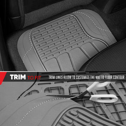 MotorTrend WingRunner Rear Floor Mat - Trim to Fit