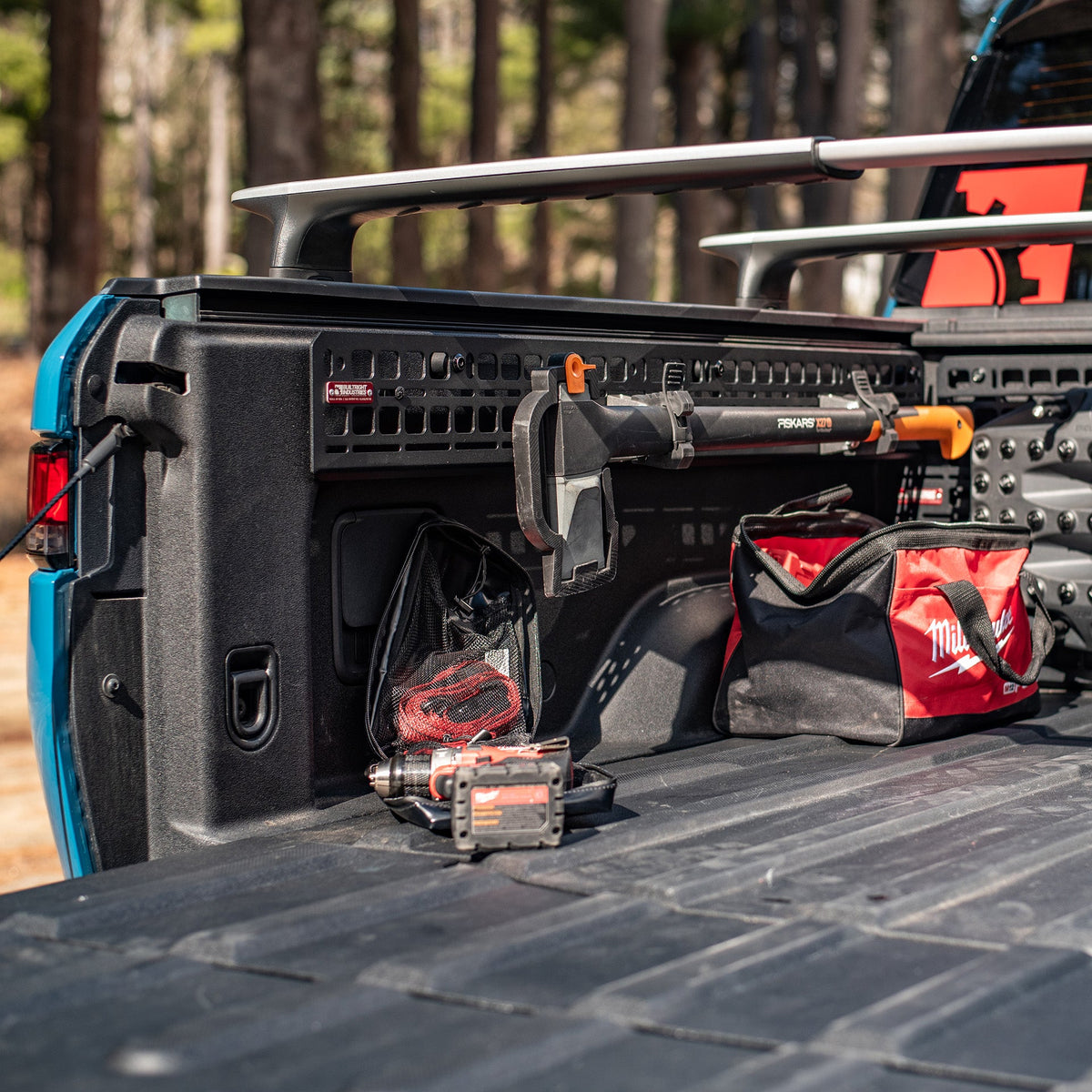 BuiltRight Industries Bedside Rack MOLLE Panel System | for Rivian R1T
