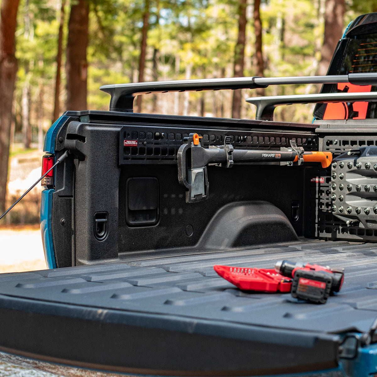 BuiltRight Industries Bedside Rack MOLLE Panel System | for Rivian R1T