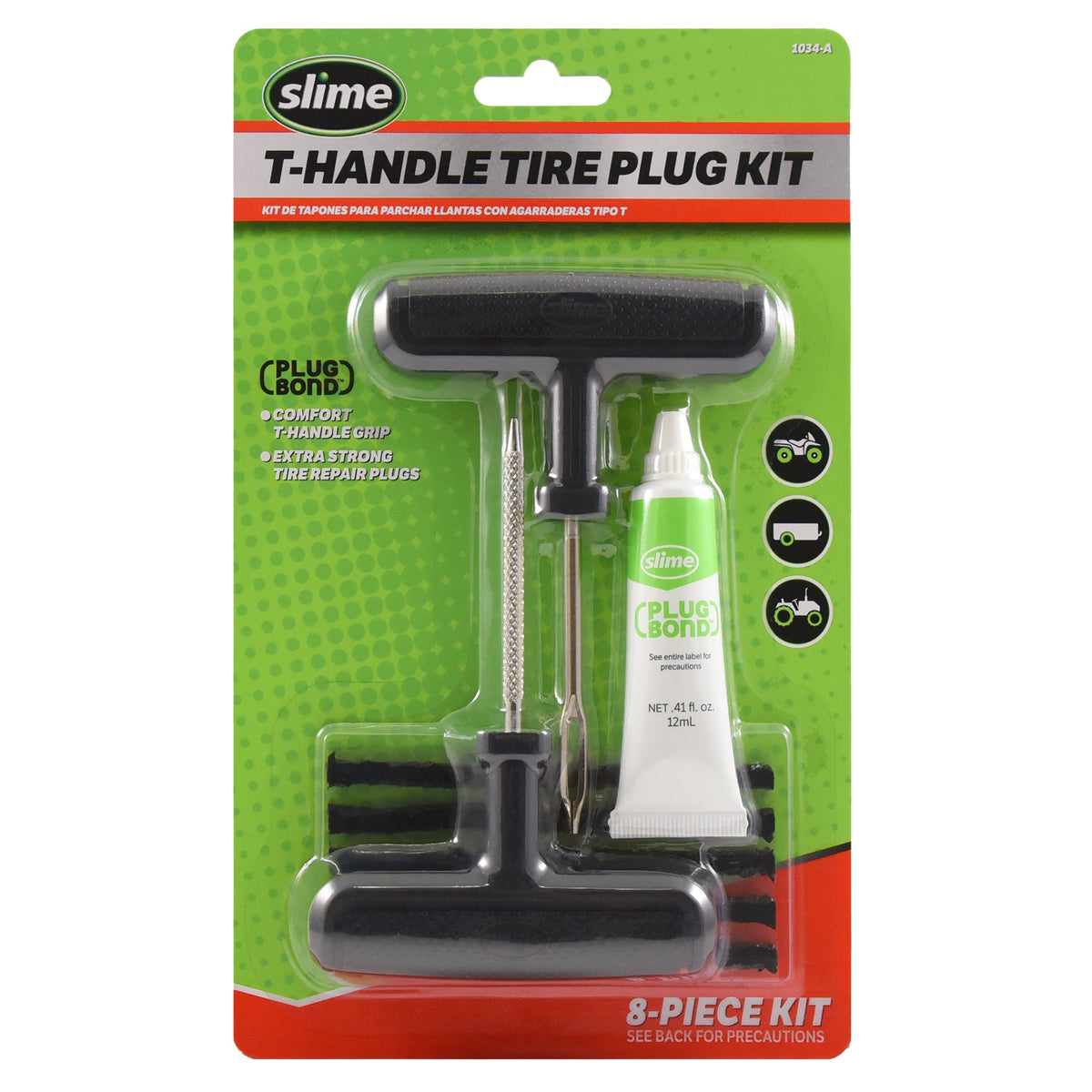 Slime Tire Plug Kit (8-Piece)