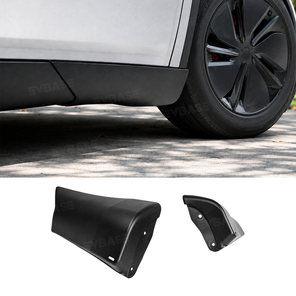 EVBASE Model Y Juniper Front & Rear Mud Flaps Corner Guards OEM-Style Splash Guards Corner Protectors