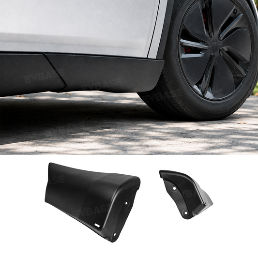 EVBASE Model Y Juniper Front & Rear Mud Flaps Corner Guards OEM-Style Splash Guards Corner Protectors
