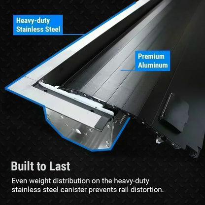 SYNETICUSA Silverado/Sierra EV Model MR Retractable PRO Tonneau Cover