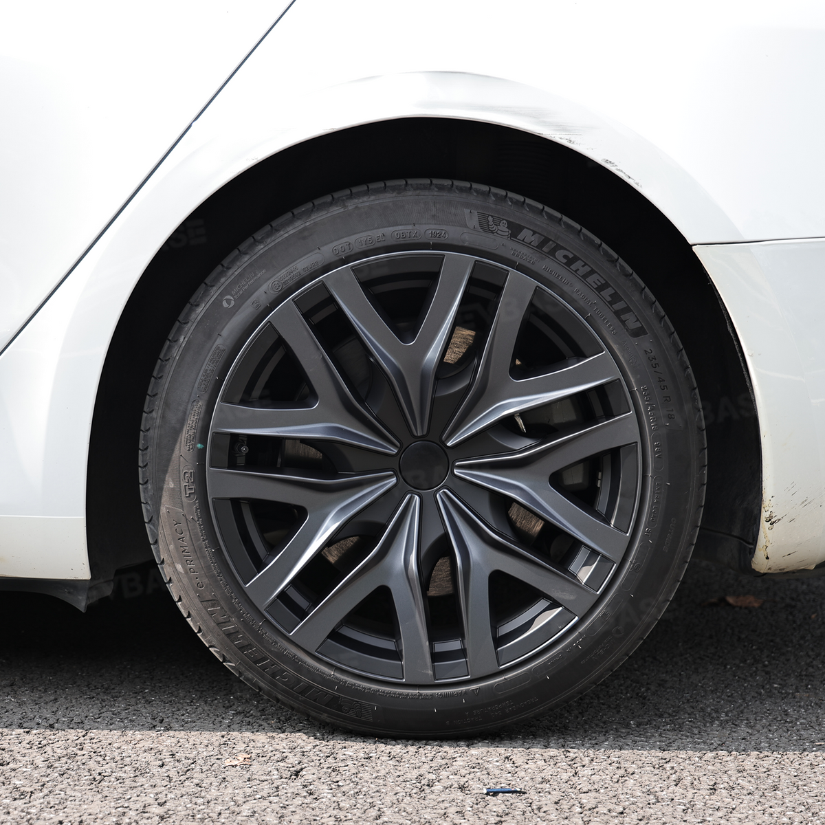 EVBASE Model 3 Highland Wheel Covers 18" Photon Wheels Hubcaps Inspired By Model Y Performance