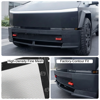 EVBASE Cybertruck Grille Mesh Insert Front Lower Bumper Protective Mesh Grille Panel Covers Bug & Debris Screen Protector