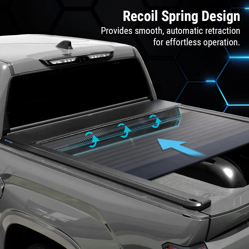 SYNETICUSA Ram 1500/2500/3500 RAMBOX (6.5ft Bed) AR Retractable PRO Hard Tonneau Cover