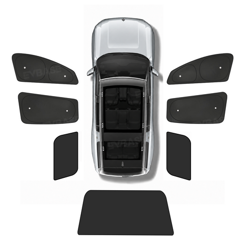 EVBASE Sunshade for Rivian R2 Side Window Shade & Windshield Sun Shade & Glass Roof Sun Visor Foldable Heat Reflective