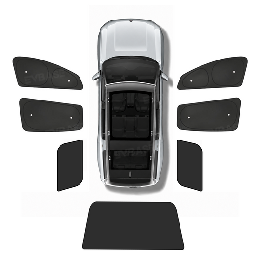EVBASE Sunshade for Rivian R2 Side Window Shade & Windshield Sun Shade & Glass Roof Sun Visor Foldable Heat Reflective