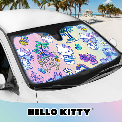 Hello Kitty Car Windshield Sun Shade - Officially Licensed Sanrio Cute Car Accessories for Women - Hello Kitty Car Accessories SunShade for Car