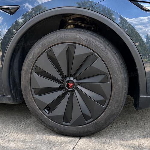 EVBASE Model Y Juniper Wheel Covers 19" Crossflow Wheels Aero Turbine Style Hubcaps