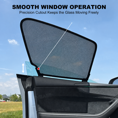 EVBASE Model Y/ Y Juniper / YL Side Window Sunshade Set UV & Heat Protection Privacy Covers