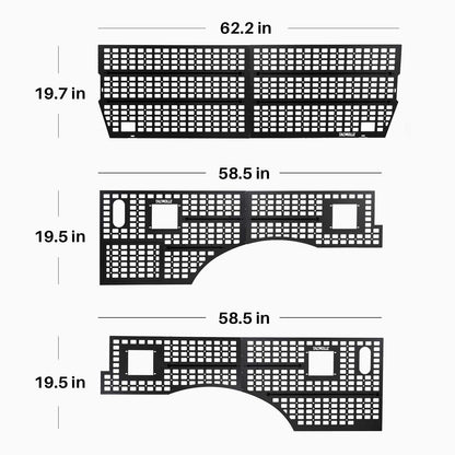 TACMOLLE Truck Bed MOLLE Panel for Ford F150 2015–2024