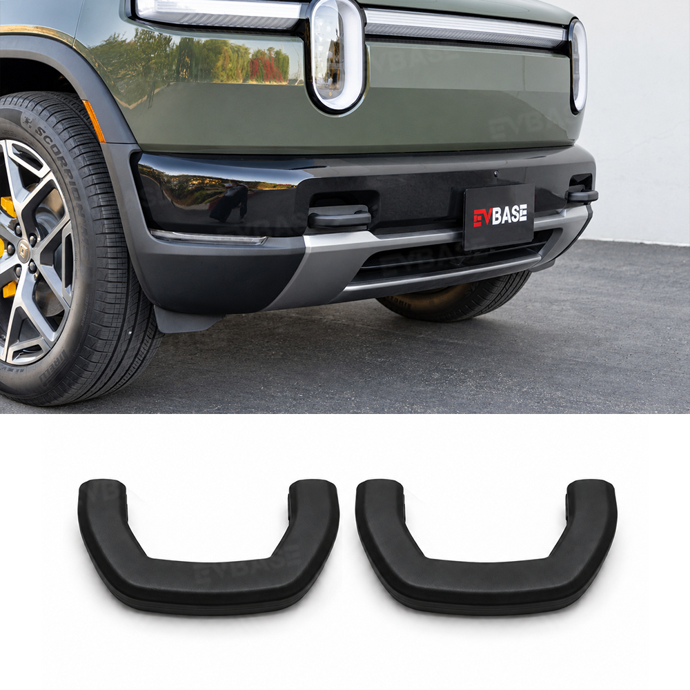 EVBASE Front Bumper Tow Hook Covers for Rivian R2 Silicone Tow Hook Protector