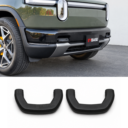 EVBASE Front Bumper Tow Hook Covers for Rivian R2 Silicone Tow Hook Protector