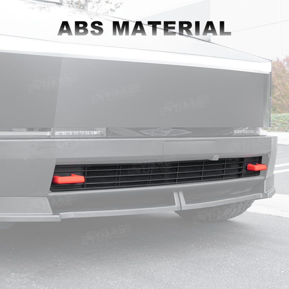 EVBASE Cybertruck Grille Mesh Insert Front Lower Bumper Protective Mesh Grille Panel Covers Bug & Debris Screen Protector
