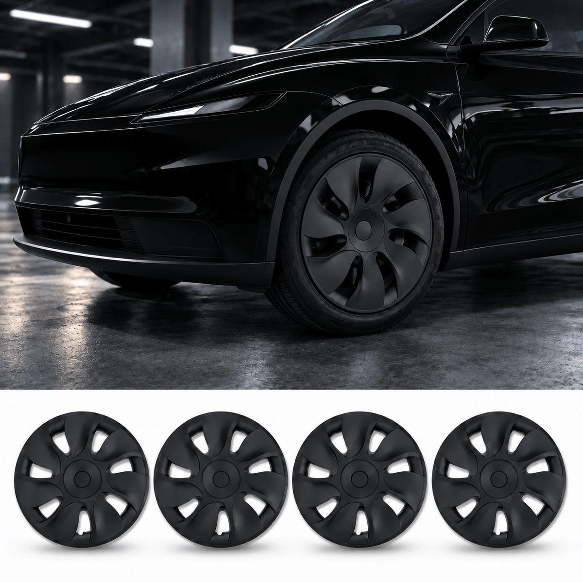 TESERY 18″ Cyclone Wheel Covers for Tesla Model Y Standard 2026+ (4PCS)