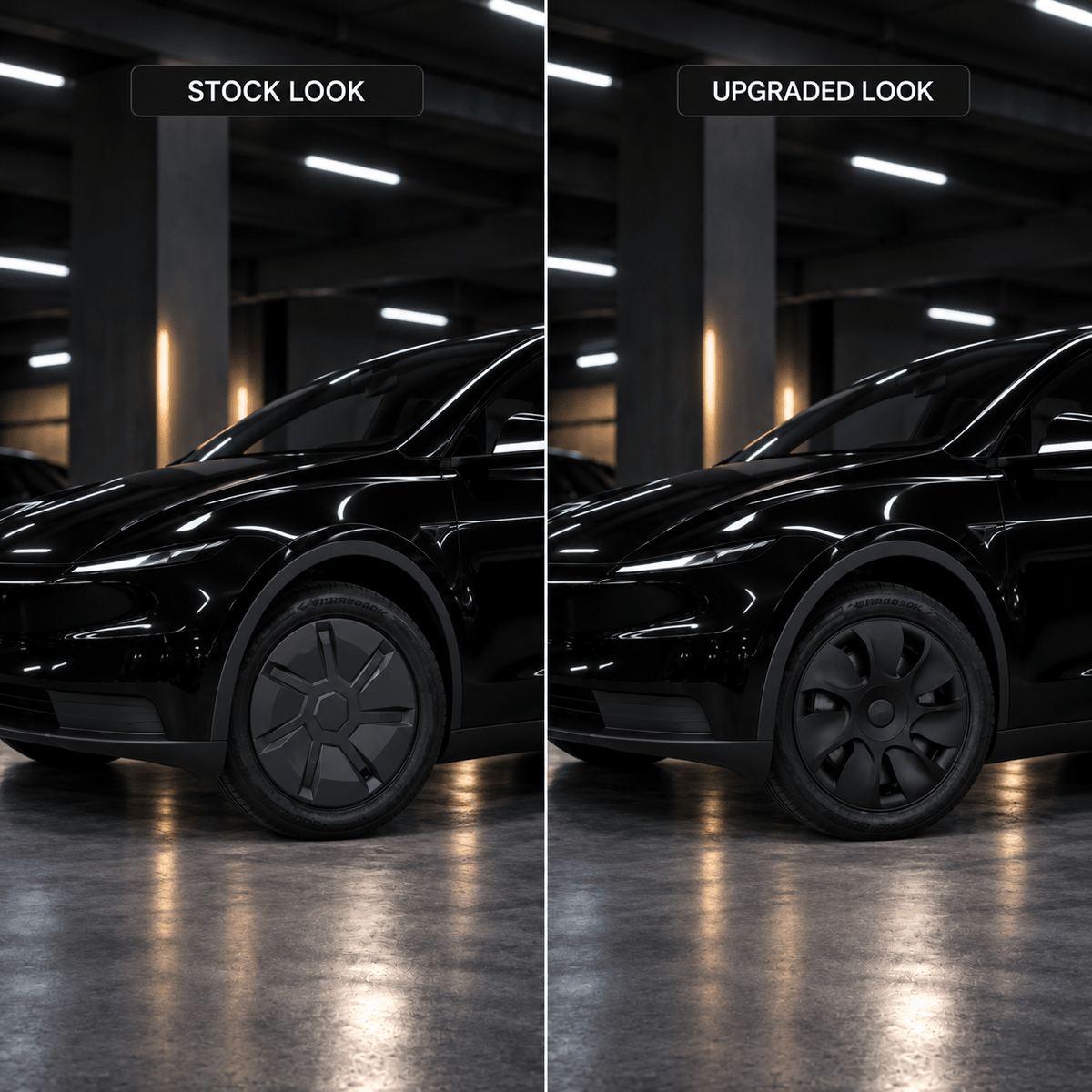 TESERY 18″ Cyclone Wheel Covers for Tesla Model Y Standard 2026+ (4PCS)