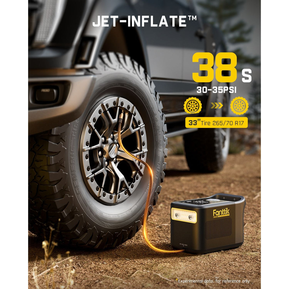 Fanttik X9 Ultra 150PSI Heavy-Duty Tire Inflator - image 2