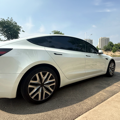 Yeslak 18’’ Arachnid Style Wheel Covers for 2026 Tesla Model 3 Photon Wheels