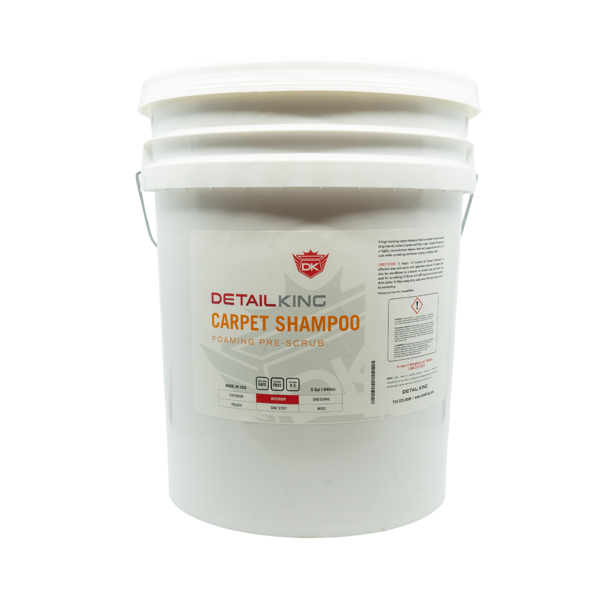 Detail King Automotive Carpet Cleaner & Upholstery Shampoo