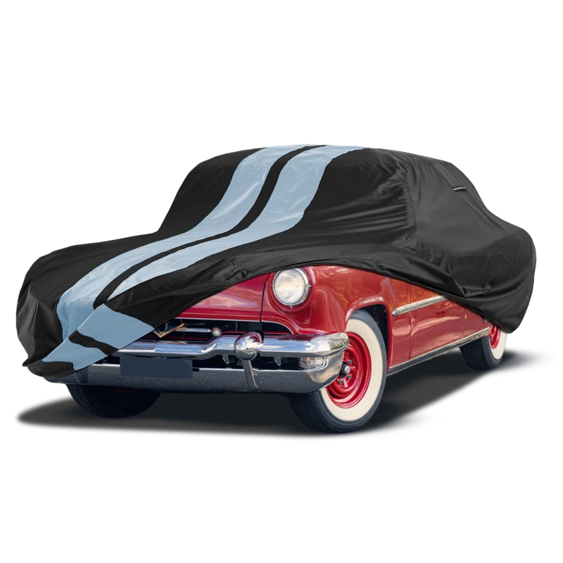 iCarCover Lincoln Continental Mark Black Gray Pro Series Car Cover