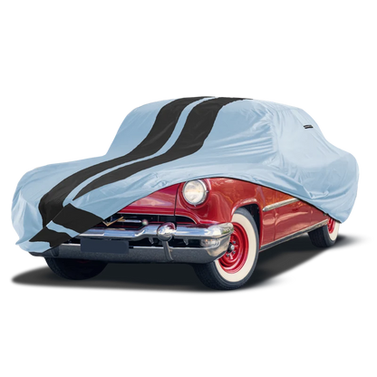 iCarCover Lincoln Continental Mark Gray Black Pro Series Car Cover