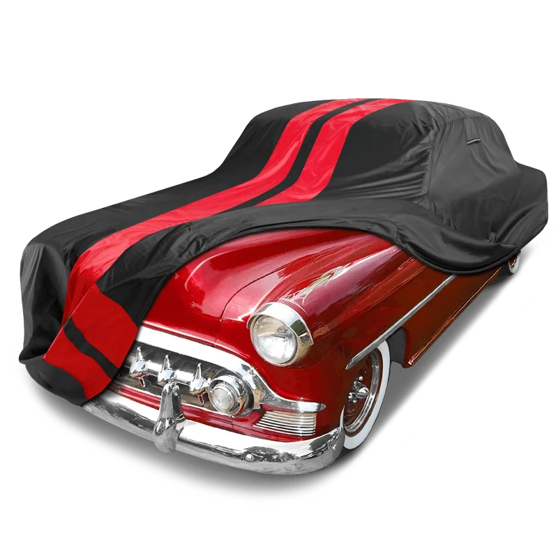 iCarCover Chevrolet Bel Air Black Red Pro Series Car Cover